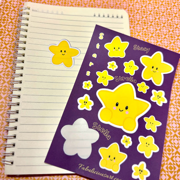 "Streya the Star" Sticker Sheet