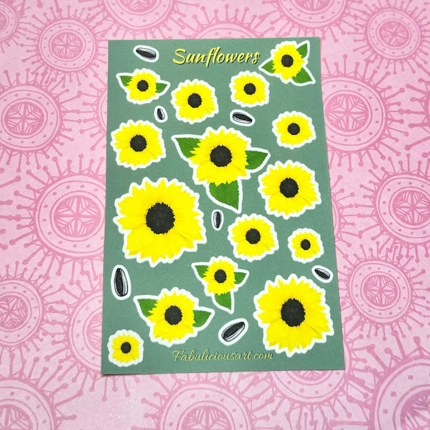 Sunflower Sticker Sheet