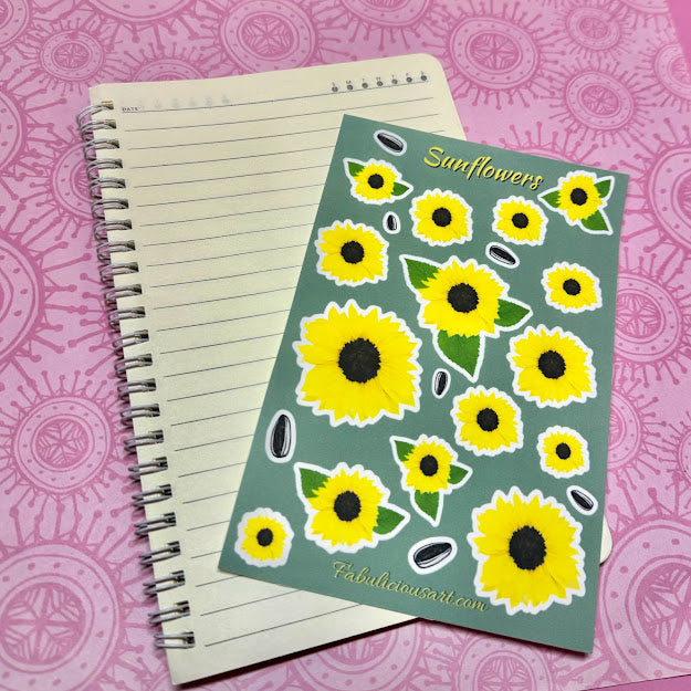 Sunflower Sticker Sheet