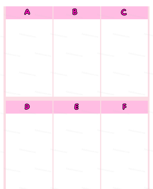Black - Complete 1025 Bulk Character Dividers (Digital File)