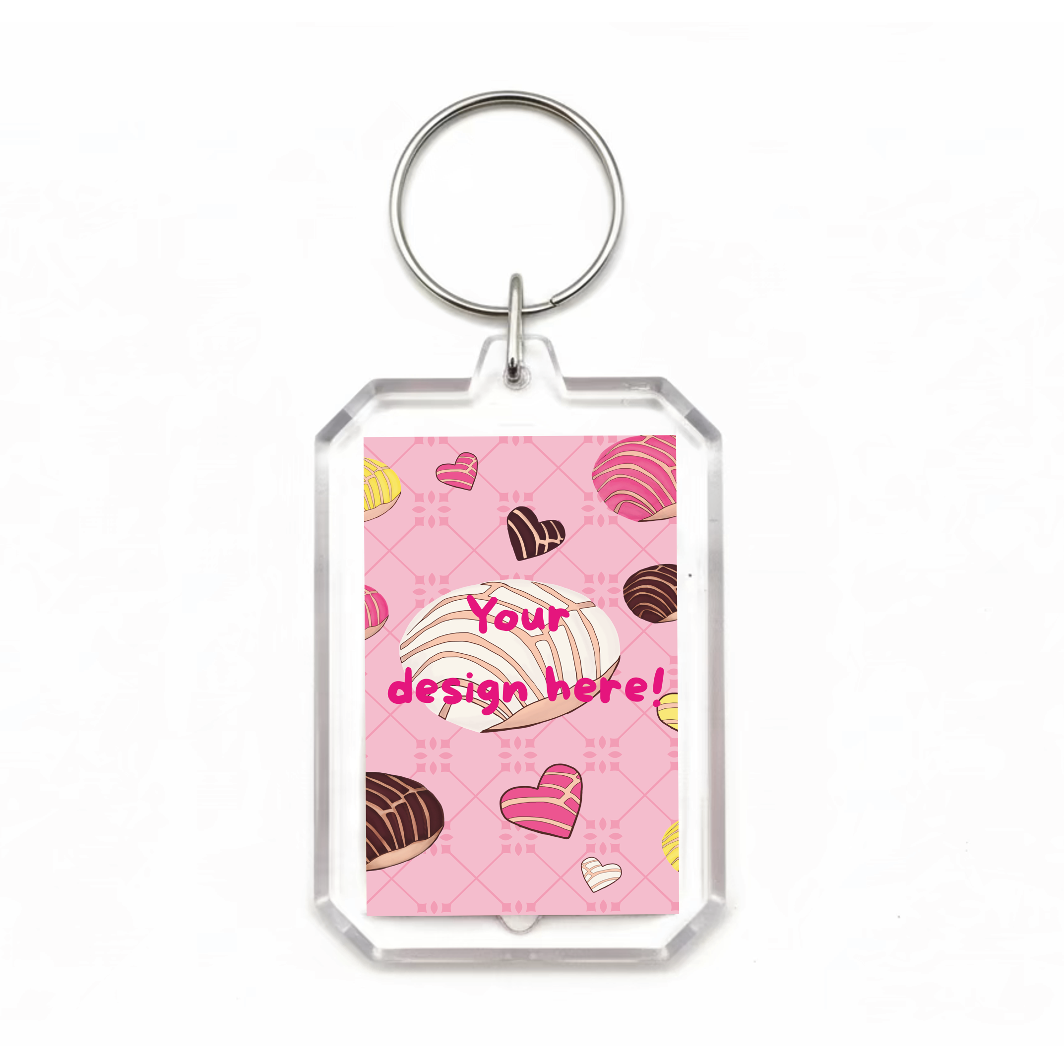 Custom Rectangle Acrylic Keychain