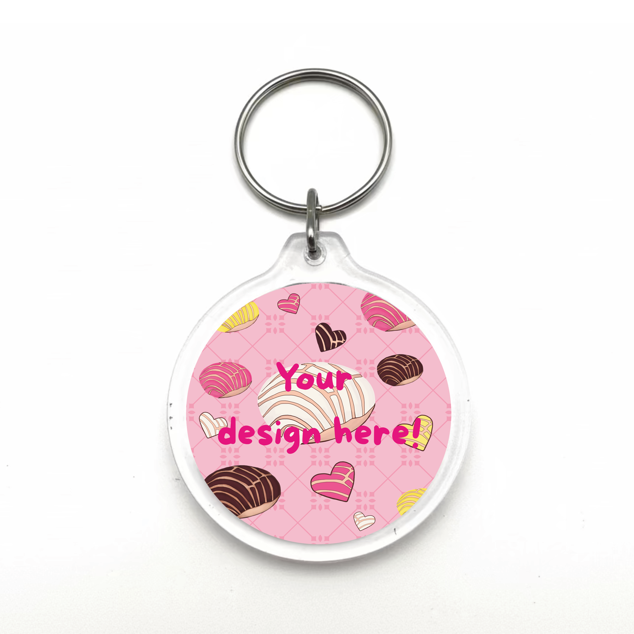 Custom Round Acrylic Keychain