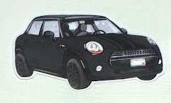 Mini Marci - Black | Car Die-cut sticker