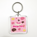 Custom Square Acrylic Keychain