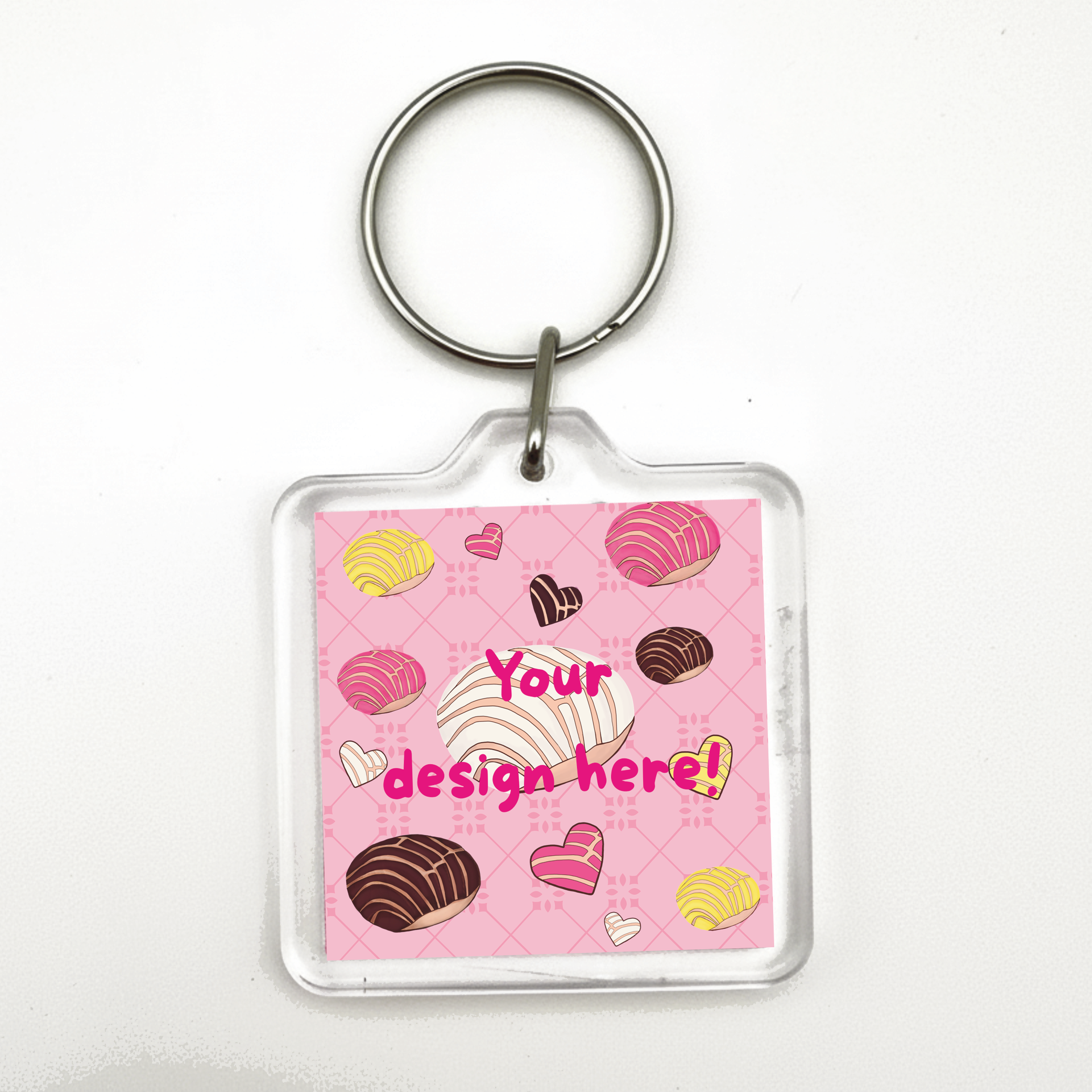 Custom Square Acrylic Keychain