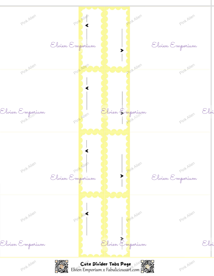 Physical Printed Pages - Complete 1025 Bulk Dividers